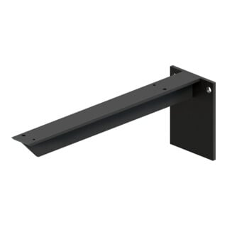 Duravit Konsolenträger Qatego 10x40x13,8cm, Diamantschwarz