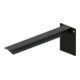 Duravit Konsolenträger Qatego 10x40x13,8cm, Diamantschwarz-1