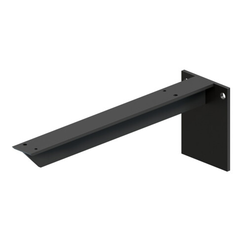 Duravit Konsolenträger Qatego 10x40x13,8cm, Diamantschwarz