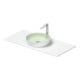 Duravit Konsolenwaschtisch Sivida 108x50cm, I.Fa grün m, Auß.Fa we. s-matt-1