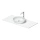 Duravit Konsolenwaschtisch Sivida 108x50cm, weiß seidenmatt-1