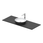 Duravit Konsolenwaschtisch Sivida 128x50cm, I.Fa w m, Auß.Farbe grau ma