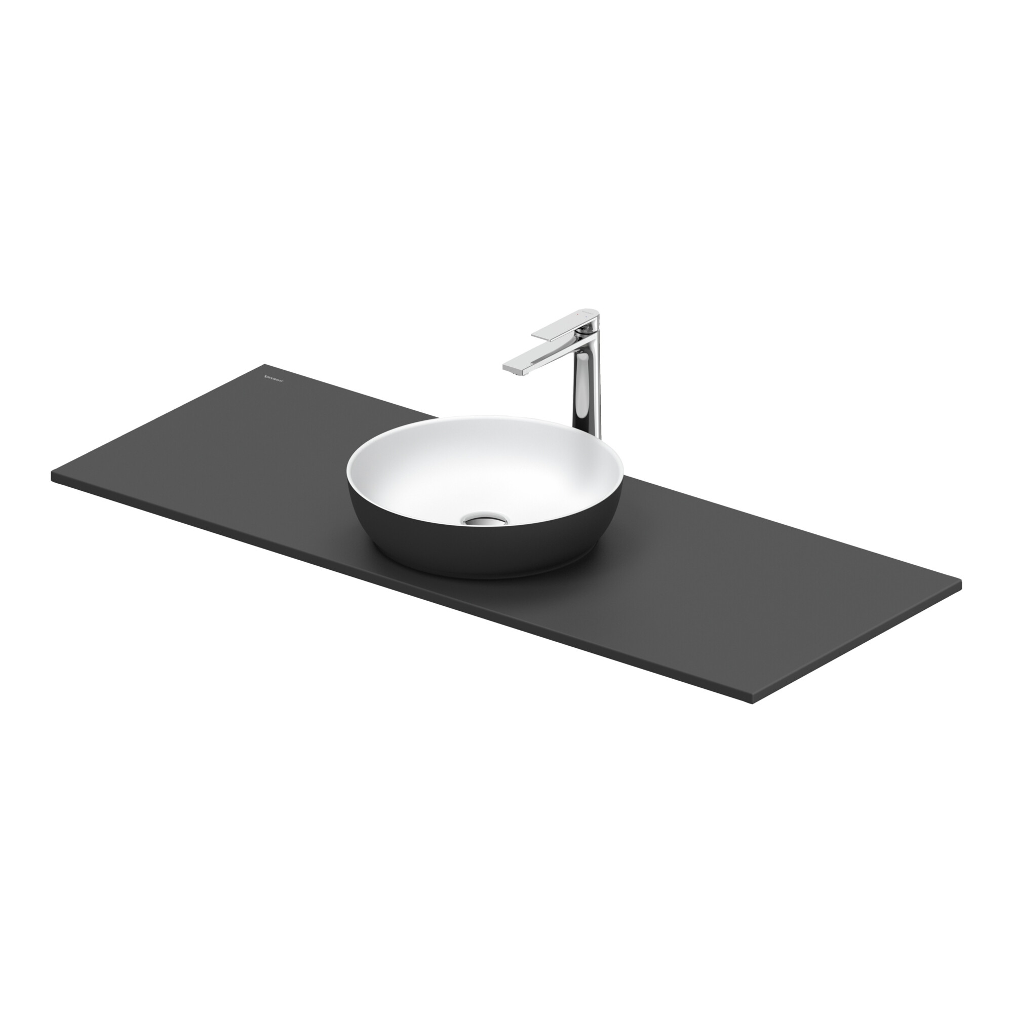 Duravit Konsolenwaschtisch Sivida 128x50cm, I.Fa w m, Auß.Farbe grau ma