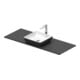 Duravit Konsolenwaschtisch Sivida 128x50cm, I.Fa w sm, Auß.Farbe grau ma-1