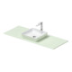 Duravit Konsolenwaschtisch Sivida 128x50cm, I.Fa w sm, Auß.Farbe grün ma-1