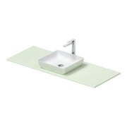 Duravit Konsolenwaschtisch Sivida 128x50cm, I.Fa w sm, Auß.Farbe grün ma