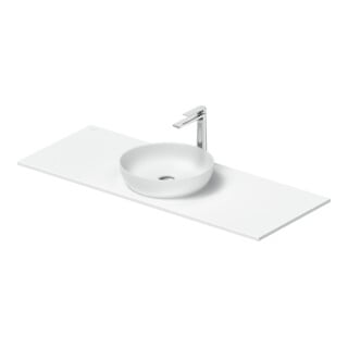 Duravit Konsolenwaschtisch Sivida 128x50cm, weiß seidenmatt