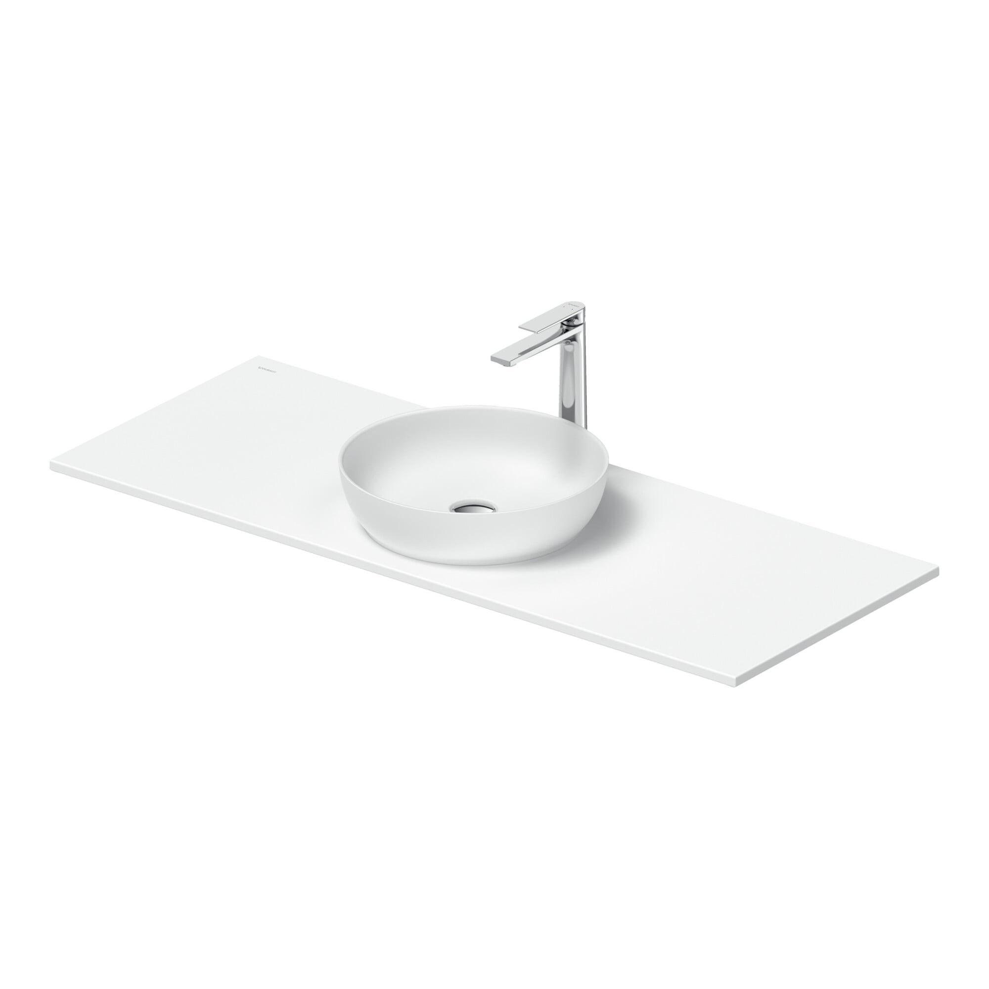 Duravit Konsolenwaschtisch Sivida 128x50cm, weiß seidenmatt