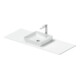 Duravit Konsolenwaschtisch Sivida 128x50cm, weiß seidenmatt-1