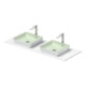 Duravit Konsolenwaschtisch Sivida 135x50cm, I.Fa gr. m, Auß.Fa we. s-matt-1