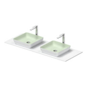 Duravit Konsolenwaschtisch Sivida 135x50cm, I.Fa gr. m, Auß.Fa we. s-matt