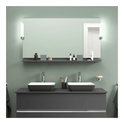 Duravit Konsolenwaschtisch Sivida 135x50cm, I.Fa w sm, Auß.Farbe grau ma