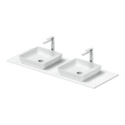 Duravit Konsolenwaschtisch Sivida 135x50cm, weiß seidenmatt