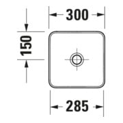 Duravit Konsolenwaschtisch Sivida 41x33cm, I.Fa w sm, Auß.Farbe grau ma-5