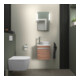 Duravit Konsolenwaschtisch Sivida 41x33cm, weiß seidenmatt