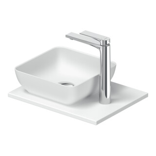 Duravit Konsolenwaschtisch Sivida 41x33cm, weiß seidenmatt