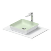 Duravit Konsolenwaschtisch Sivida 68x50cm, I.Fa grün m, Auß.Fa we. s-matt