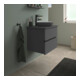 Duravit Konsolenwaschtisch Sivida 68x50cm, I.Fa w m, Auß.Farbe grau ma