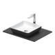 Duravit Konsolenwaschtisch Sivida 68x50cm, I.Fa w m, Auß.Farbe grau ma-1