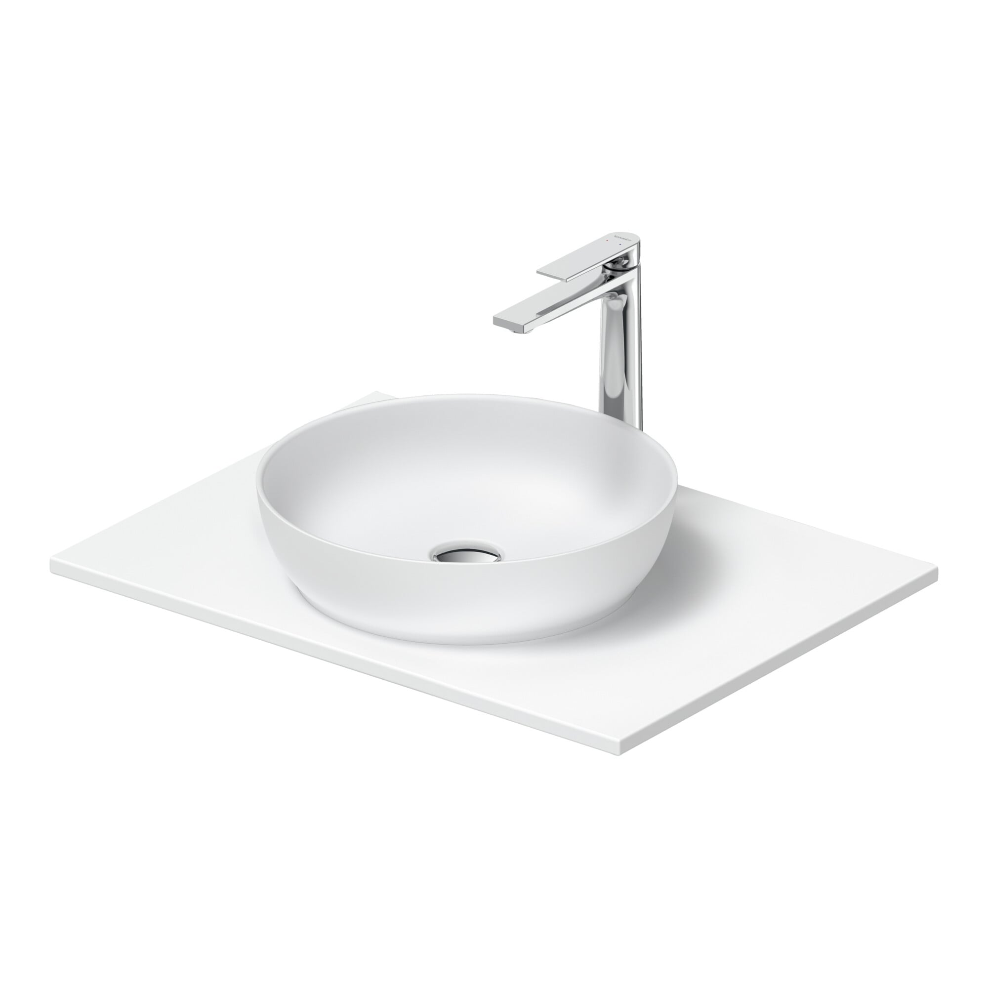 Duravit Konsolenwaschtisch Sivida 68x50cm, weiß seidenmatt