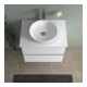Duravit Konsolenwaschtisch Sivida 68x50cm, weiß seidenmatt