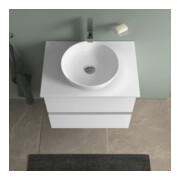 Duravit Konsolenwaschtisch Sivida 68x50cm, weiß seidenmatt-4
