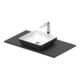 Duravit Konsolenwaschtisch Sivida 88x50cm, I.Fa w m, Auß.Farbe grau ma-1