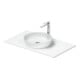 Duravit Konsolenwaschtisch Sivida 88x50cm, weiß seidenmatt-1