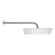Duravit Kopfbrause 1jet 200 200x200mm, Anschlussgewinde G 1/2, chrom-3