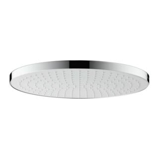 Duravit Kopfbrause 1jet 230 d 230mm, Anschl.-G. G 1/2, chrom/weiß