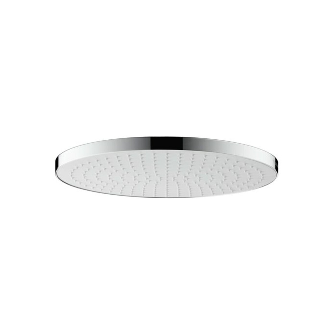 Duravit Kopfbrause 1jet 230 d 230mm, Anschl.-G. G 1/2, chrom/weiß