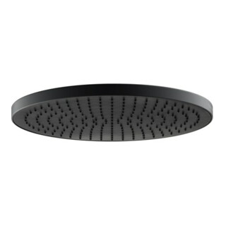 Duravit Kopfbrause 1jet 230 d 230mm, Anschl.-G. G 1/2, schwarz matt