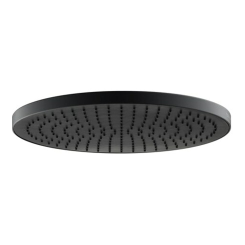 Duravit Kopfbrause 1jet 230 d 230mm, Anschl.-G. G 1/2, schwarz matt