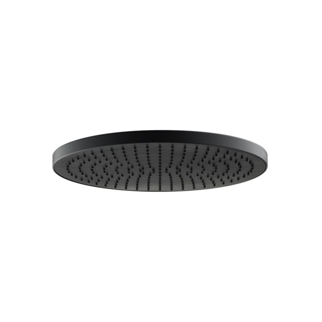 Duravit Kopfbrause 1jet 230 d 230mm, Anschl.-G. G 1/2, schwarz matt