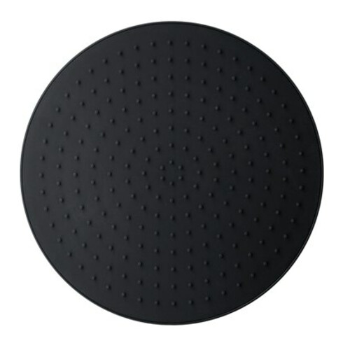 Duravit Kopfbrause 1jet 230 d 230mm, Anschl.-G. G 1/2, schwarz matt