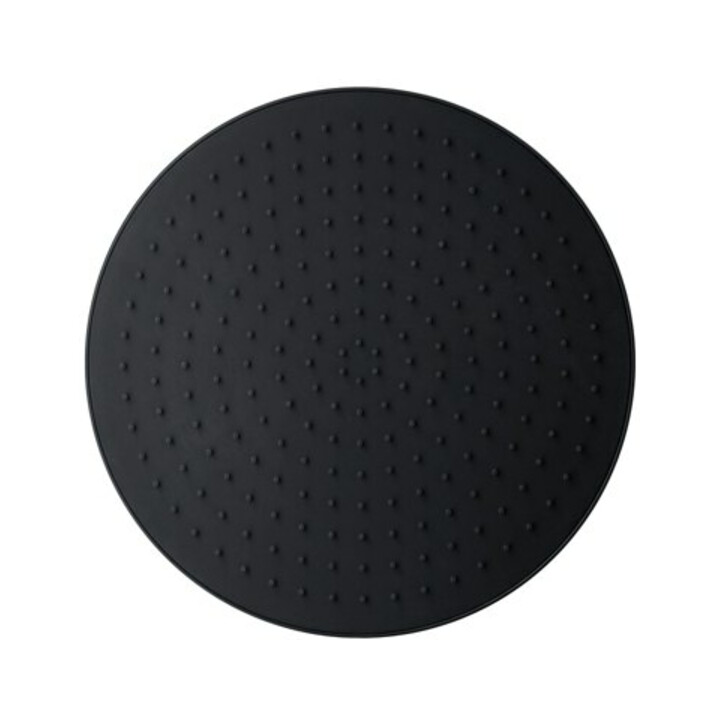 Duravit Kopfbrause 1jet 230 d 230mm, Anschl.-G. G 1/2, schwarz matt