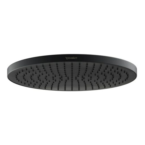 Duravit Kopfbrause 1jet 230 d 230mm, Anschl.-G. G 1/2, schwarz matt
