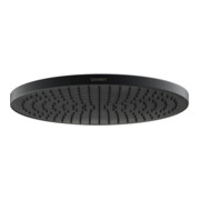 Duravit Kopfbrause 1jet 230 d 230mm, Anschl.-G. G 1/2, schwarz matt-4