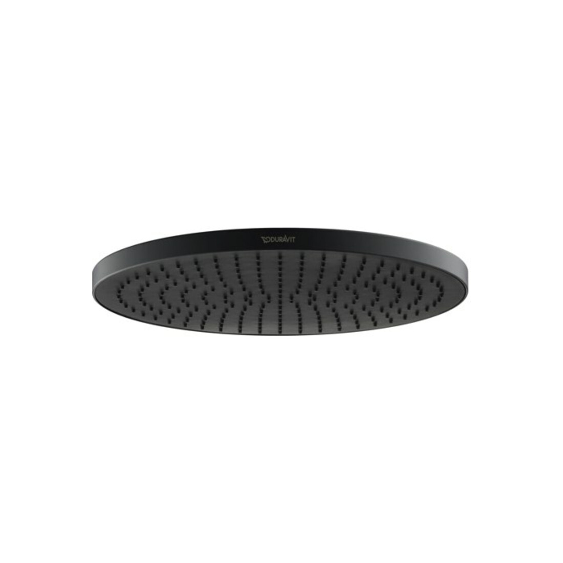 Duravit Kopfbrause 1jet 230 d 230mm, Anschl.-G. G 1/2, schwarz matt