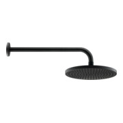 Duravit Kopfbrause 1jet 230 d 230mm, Anschl.-G. G 1/2, schwarz matt-5