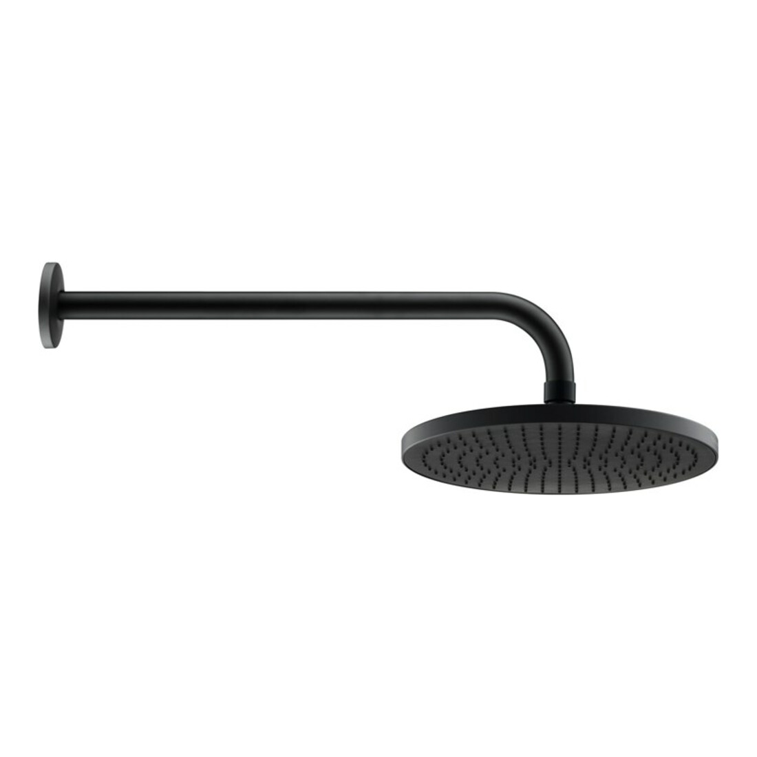 Duravit Kopfbrause 1jet 230 d 230mm, Anschl.-G. G 1/2, schwarz matt