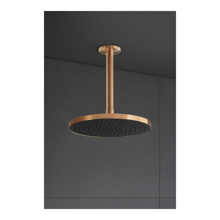 Duravit Kopfbrause 1jet 230 MinusFlow d 230mm, Anschl.-G. G 1/2, bron geb.