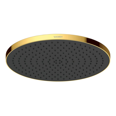 Duravit Kopfbrause 1jet 230 MinusFlow d 230mm, Anschl.-G. G 1/2, Gold poliert