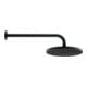 Duravit Kopfbrause 1jet 230 MinusFlow d 230mm, Anschl.-G. G 1/2, schwarz matt