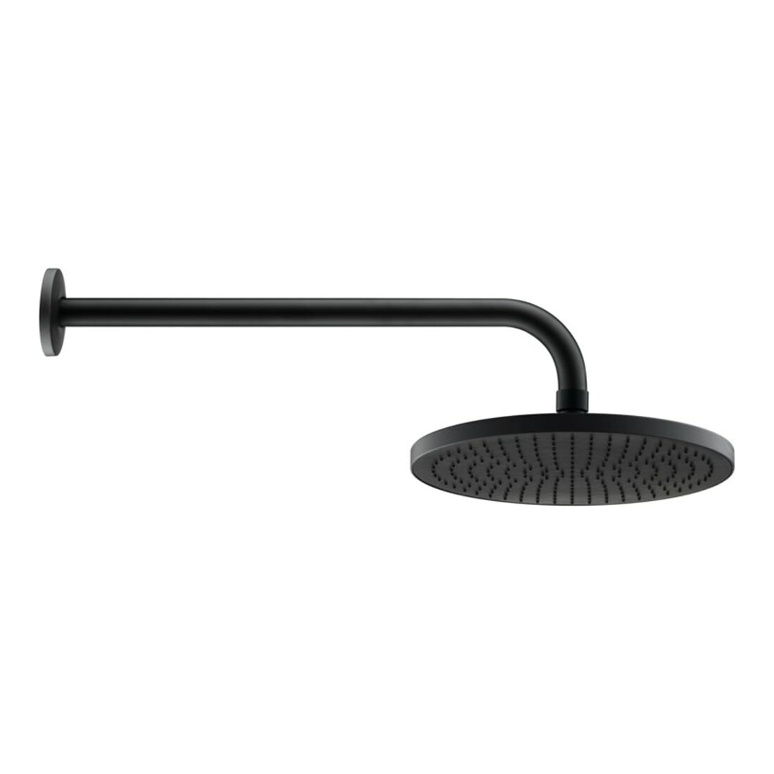 Duravit Kopfbrause 1jet 230 MinusFlow d 230mm, Anschl.-G. G 1/2, schwarz matt