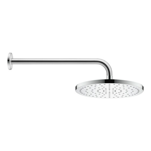 Duravit Kopfbrause 1jet 250 d 250mm, Gew.-Anschl. G 1/2, chrom/weiß