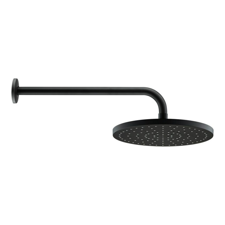 Duravit Kopfbrause 1jet 250 d 250mm, Gew.-Anschl. G 1/2, sw matt