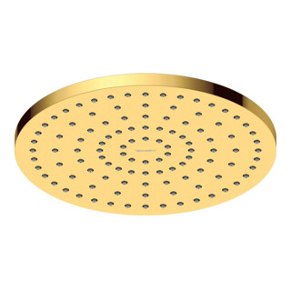 Duravit Kopfbrause 1jet 250 MinusFlow d 250mm, Gew.-Anschl. G 1/2, gol poliert