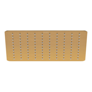 Duravit Kopfbrause 1jet 300 300x300mm, Anschl.-G. G 1/2, bron geb.