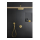 Duravit Kopfbrause 1jet 300 300x300mm, Anschl.-G. G 1/2, gol poliert-2